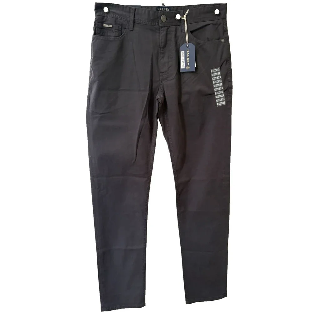 Denim Stretch Riveted Jeans Halsey 32X34 Gray 5 Pocket Pants Cotton H44 NEW $175
